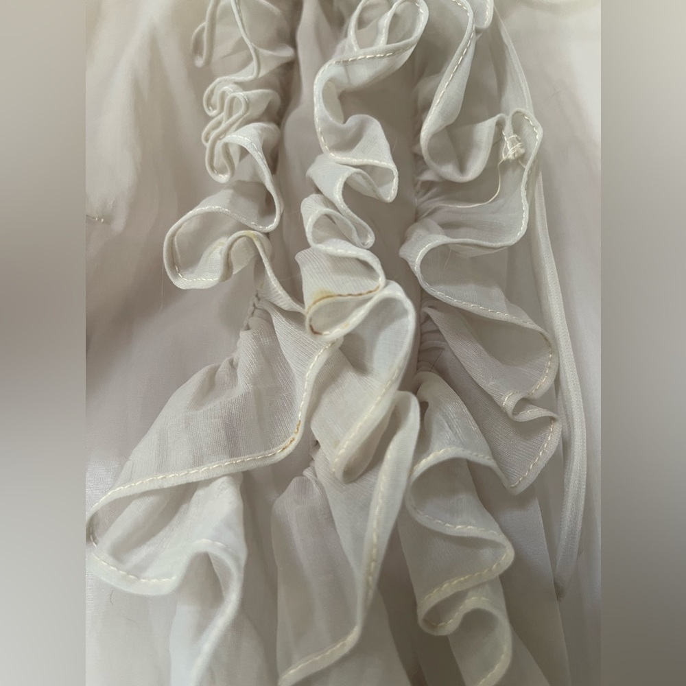 Vintage Ruffle Blouse - Picture 2 of 7